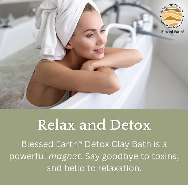 Blessed Earth® Detox Clay Bath | 100% Pure Sodium Bentonite Clay