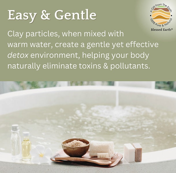 Blessed Earth® Detox Clay Bath | 100% Pure Sodium Bentonite Clay