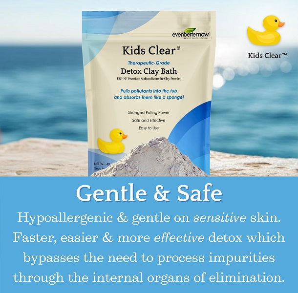 Kids Clear™ Detox Clay Bath | 100% Pure Sodium Bentonite Clay