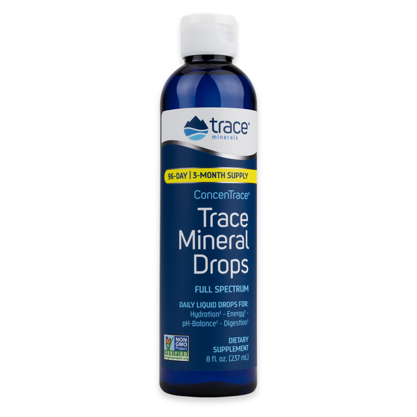 ConcenTrace® Trace Mineral Drops | Ionic Minerals from Great Salt Lake – 8 oz