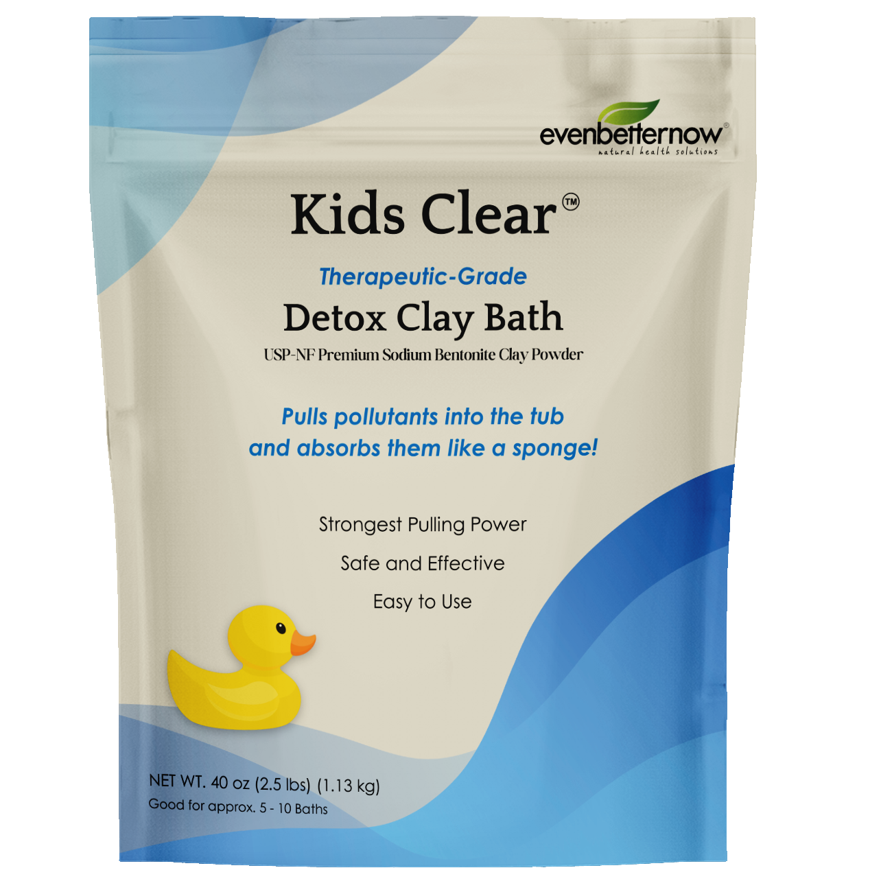 Kids Clear™ Detox Clay Bath | 100% Pure Sodium Bentonite Clay