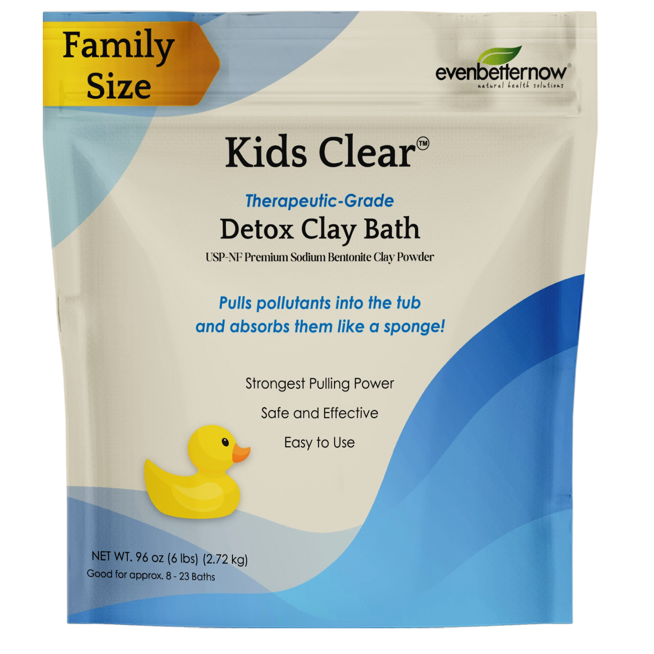 Kids Clear™ Detox Clay Bath | 100% Pure Sodium Bentonite Clay