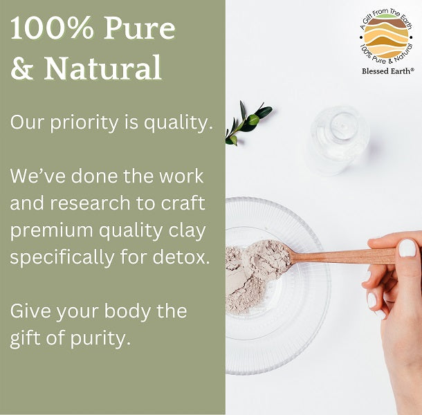 Blessed Earth® Detox Clay Bath | 100% Pure Sodium Bentonite Clay