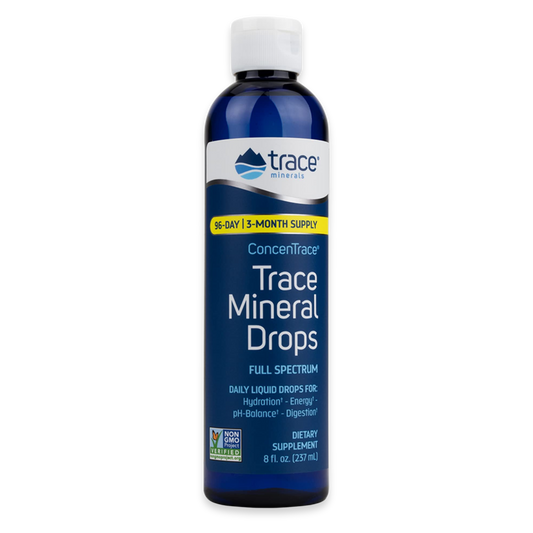 ConcenTrace® Trace Mineral Drops | Ionic Minerals from Great Salt Lake – 8 oz